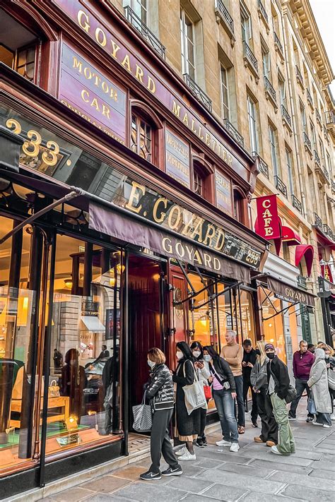 goyard paris shopping guide.